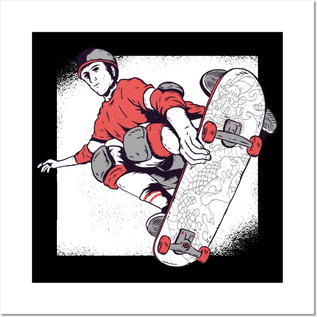 Vintage Skater Wall Art by BamBam